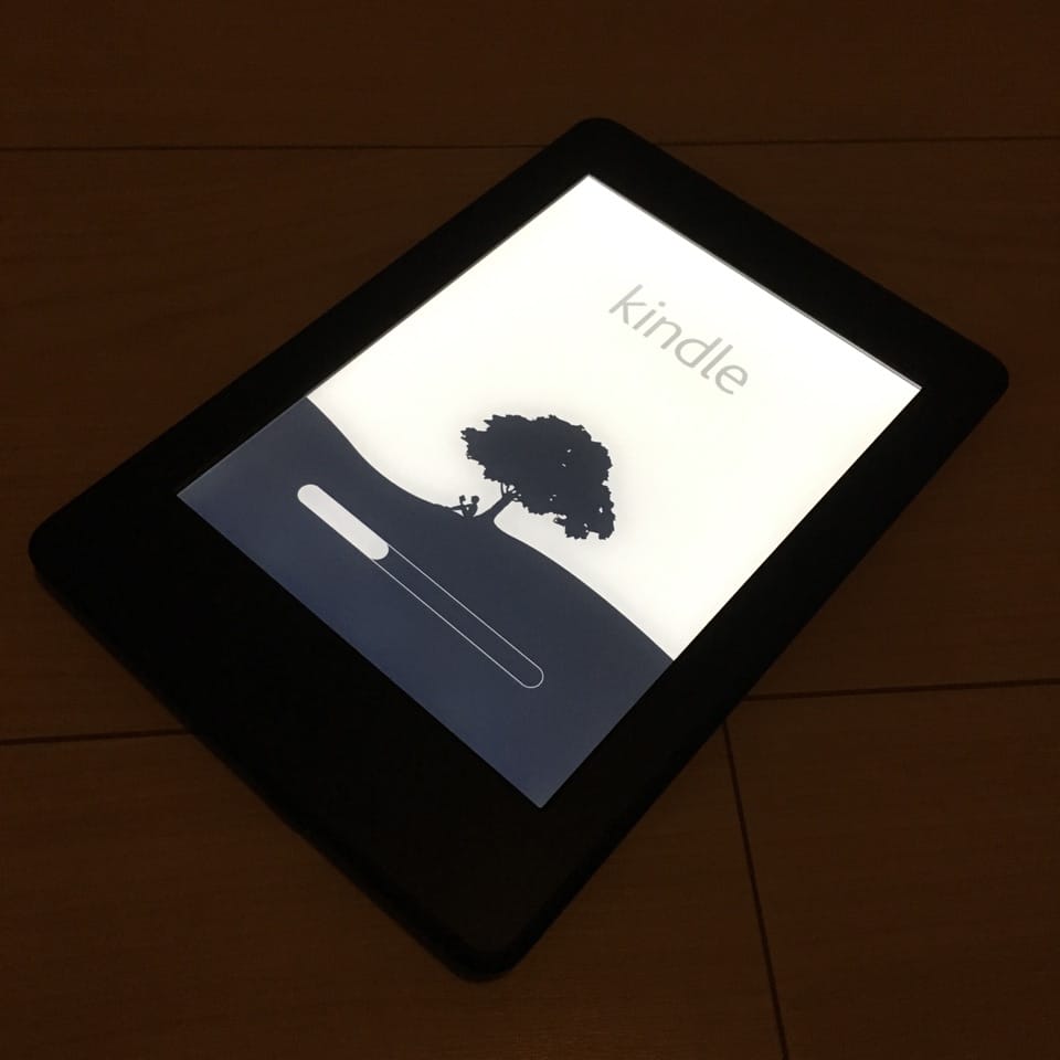 起動中のKindle Paperwhite